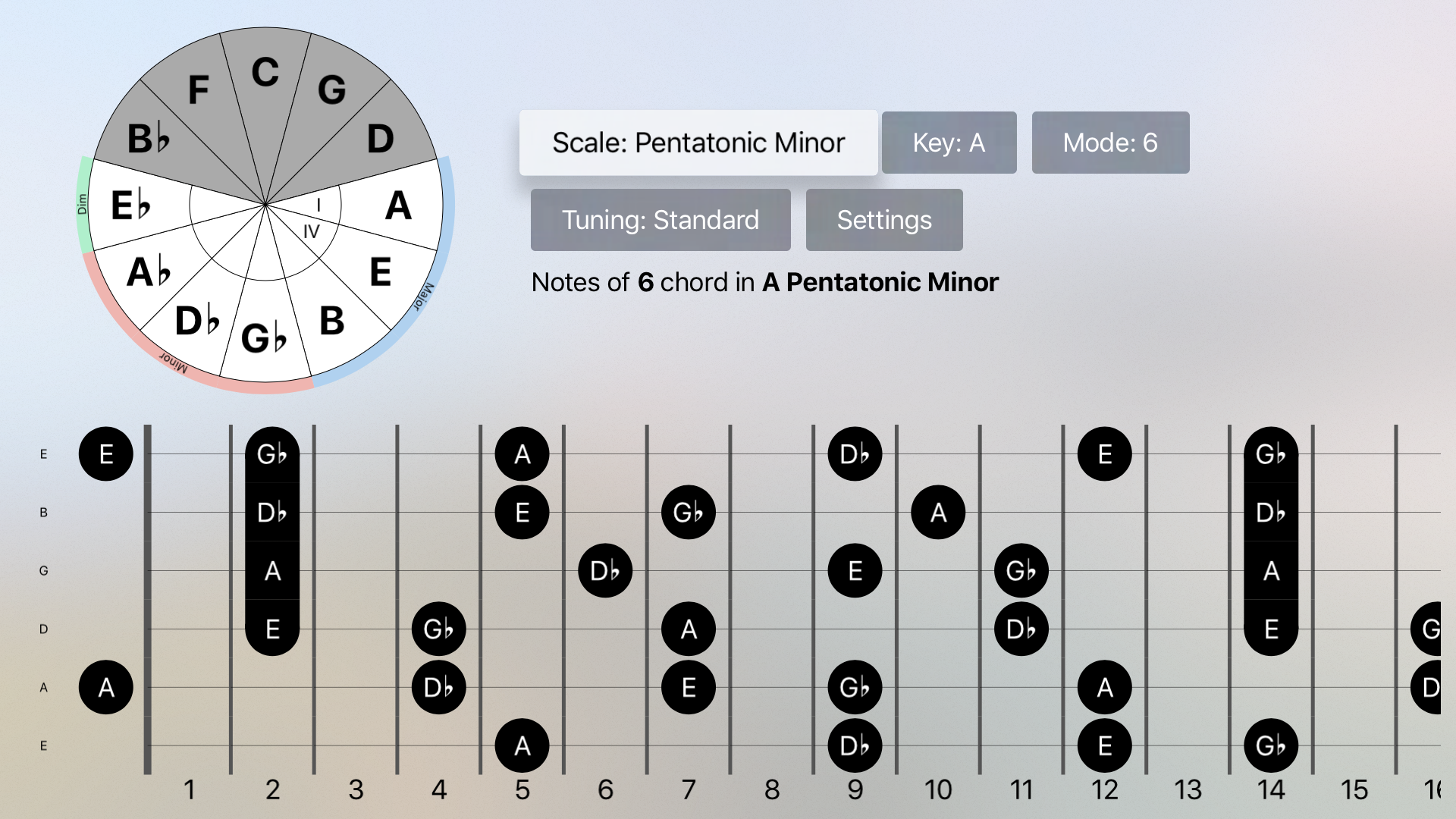 FretBud - Chord & Scales AUv3 screenshot 14