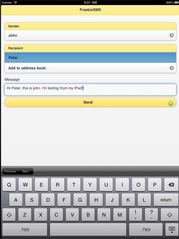 【图】FreebieSMS: Send SMS(截图3) 【图】FreebieSMS: Send SMS(截图3)