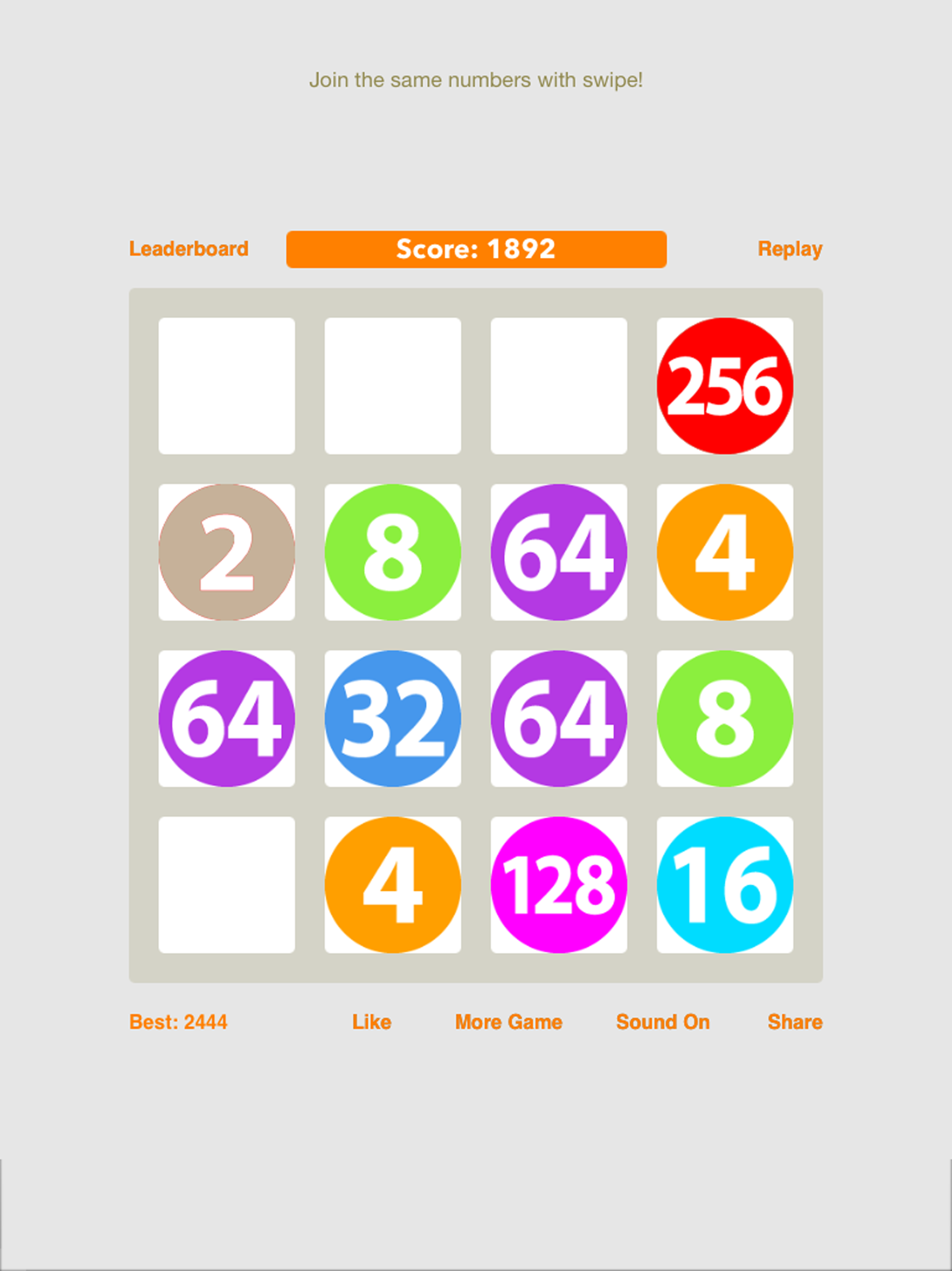 2048 for iOS 10