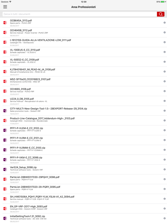 Screenshot #5 pour Mitsubishi Electric Area Professionisti
