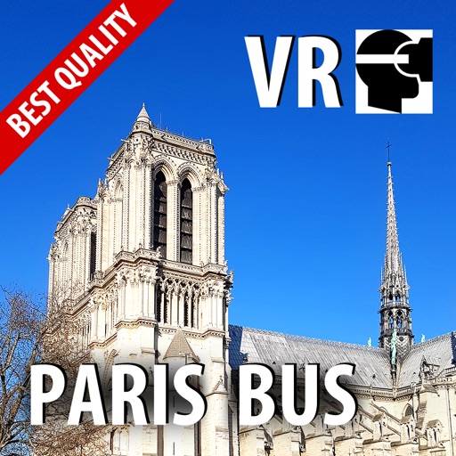 VR Paris Bus Trip Virtual Reality Travel 360 icon