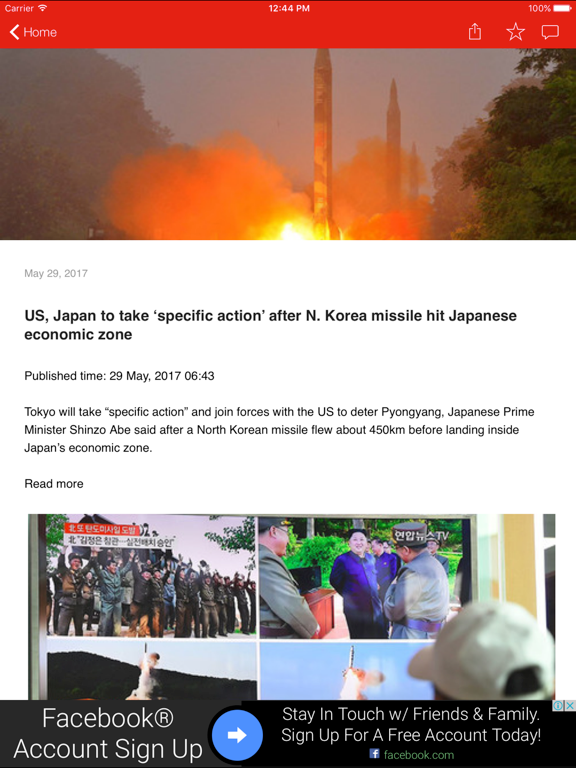 Newsline - Breaking News Updates iPad screenshot 4 - News app