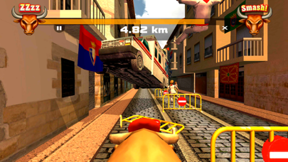 Screenshot #3 pour Pamplona Smash: Infinite Bull Runner