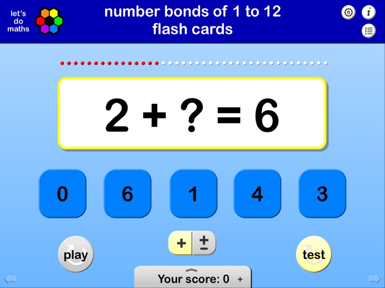 Number Bonds 0 to 12 screenshot-4