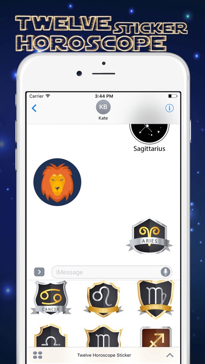 Twelve Horoscope Sticker