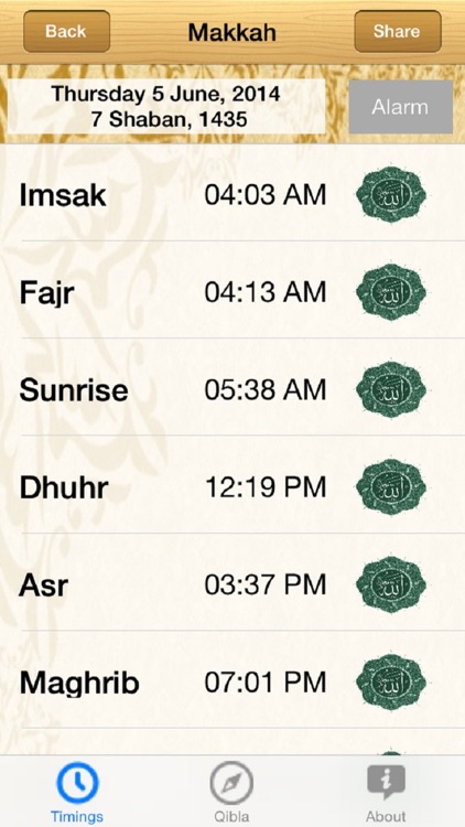Saudi Arabia Prayer Timings