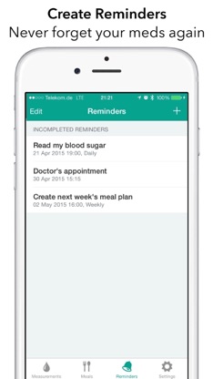 Diabetes App • screenshot 4
