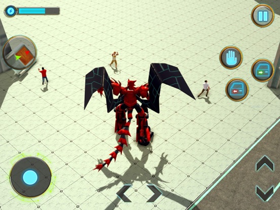 Incredible Dragon Robot 3D iPad screenshot 4 - Games app
