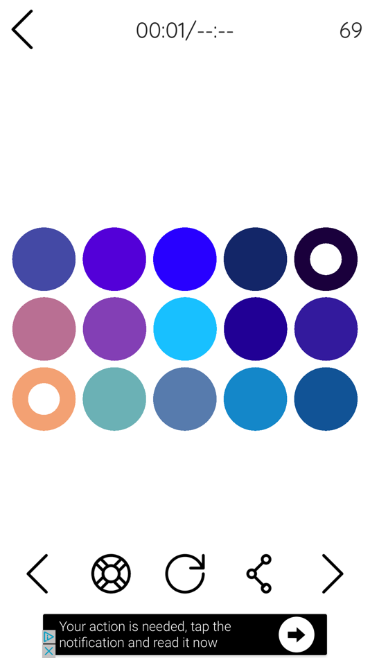 #4. Colori - Relaxing Color Puzzle (iOS) 由: Alberto Malagoli