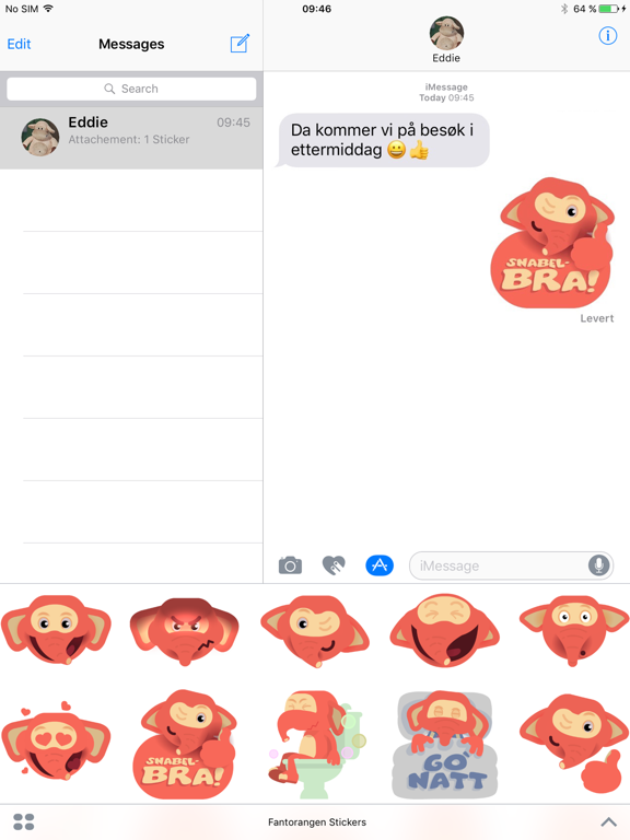 Fantorangen Stickers