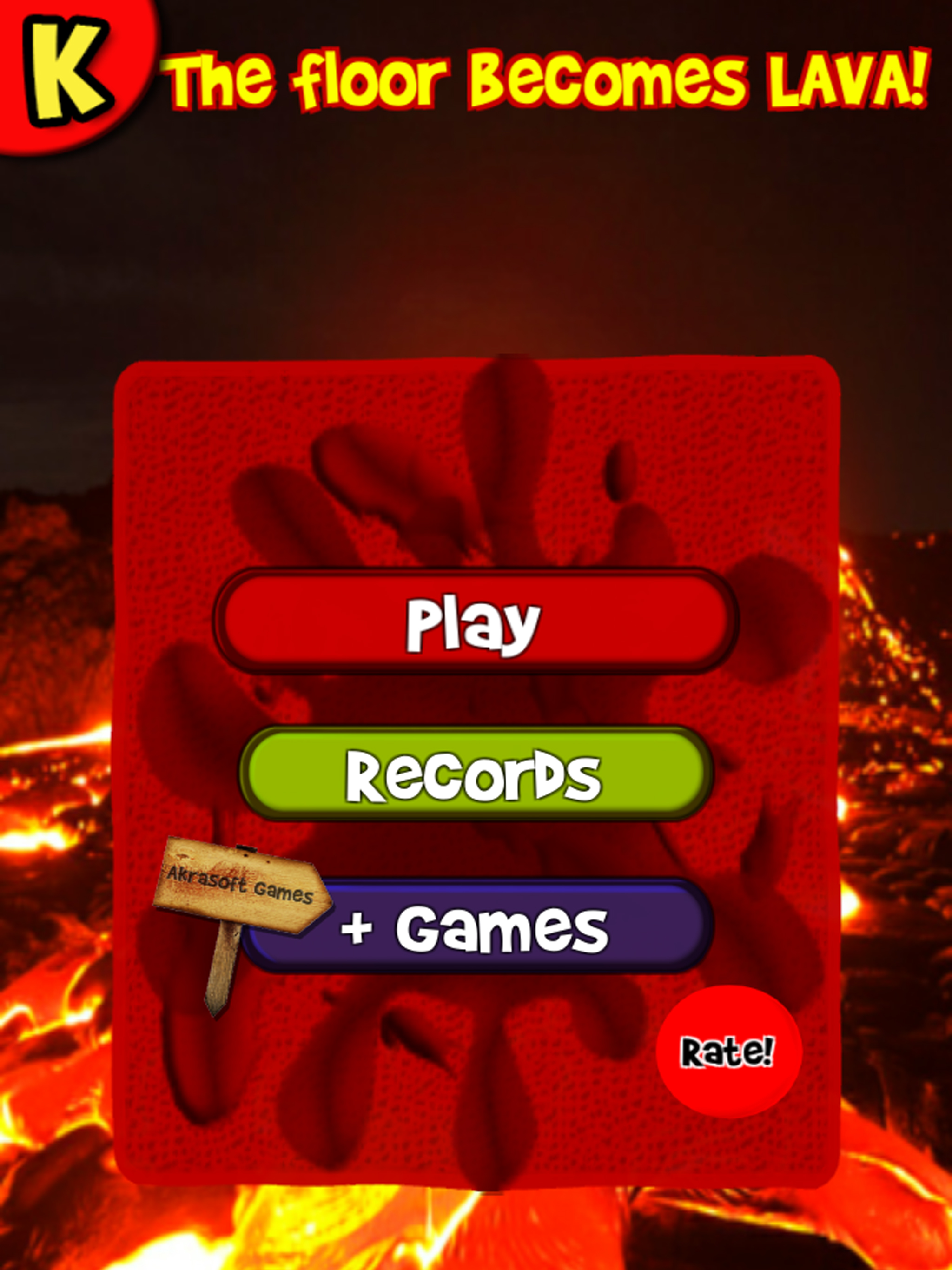The ground becomes lava, suddenly