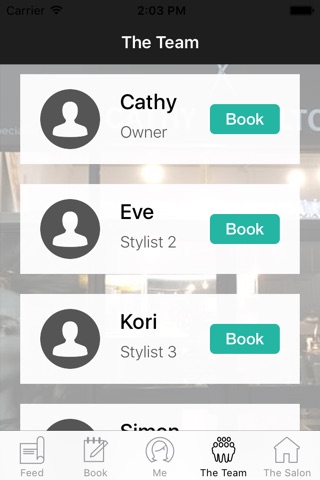 Cathy Hamilton Salon screenshot 2