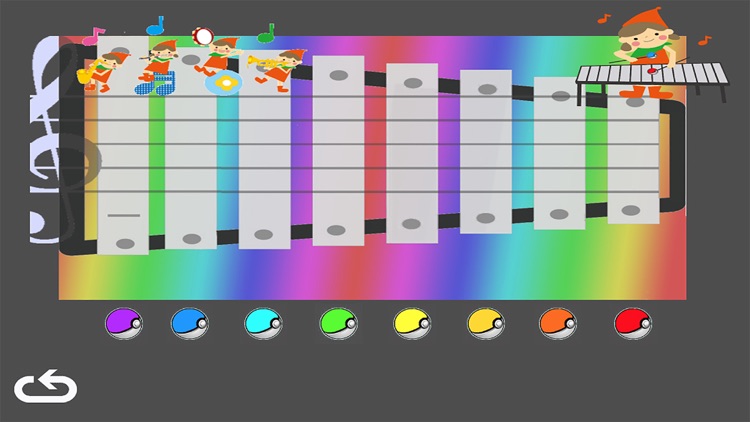 虹色鍵盤ピアノ screenshot-4