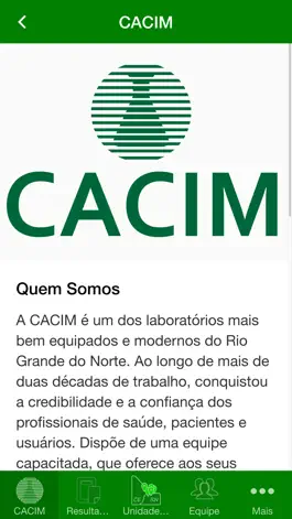Game screenshot Laboratório CACIM apk