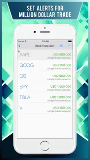 block trade : watch stock market smart money flow iphone screenshot 2
