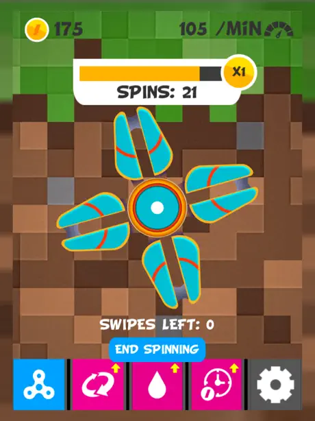 Finger Tap Spinner