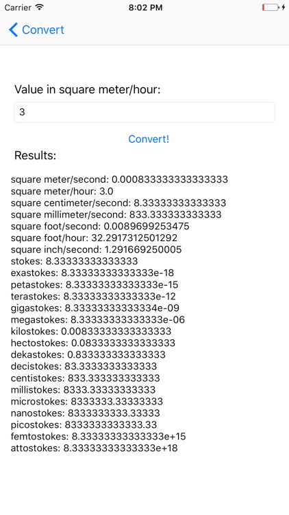 Kinematic viscosity converter