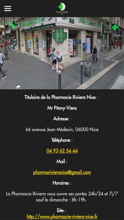 Pharmacie Riviera Nice