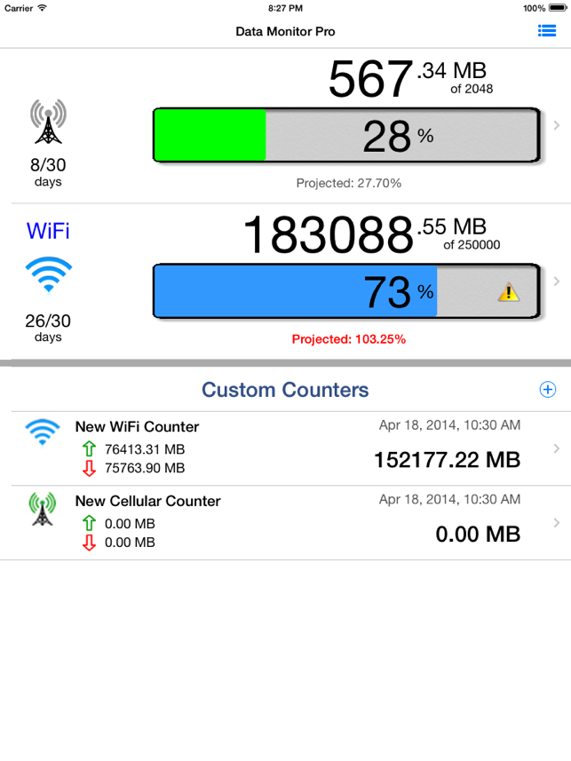 ‎Data Monitor Pro - Control Data Usage in Real Time Screenshot