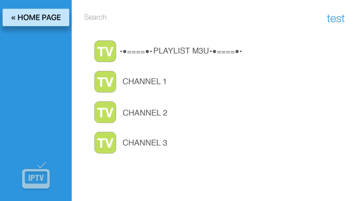 Screenshot #2 pour IPTV Easy - playlist m3u
