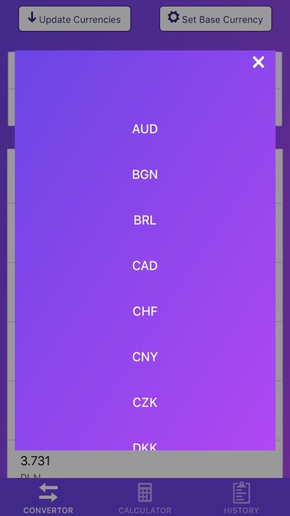 Currency Convertor App