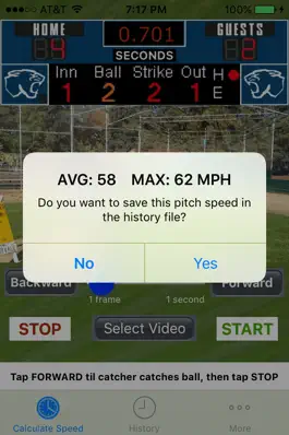 Game screenshot RadarGun-Baseball Pitch Speed apk