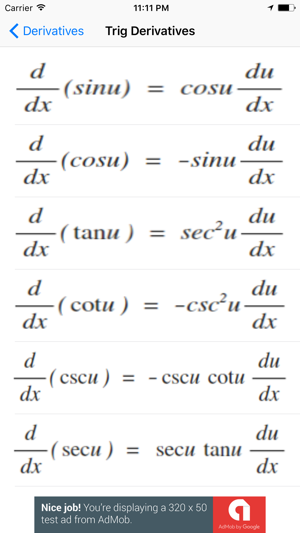 Calculus Formulas Free(圖4)-速報App