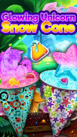 Game screenshot Glowing Snow Cone Rainbow Maker DIY Summer Dessert mod apk