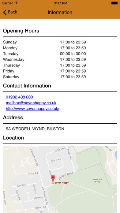 Screenshot #3 pour Seven Happy Chinese Takeaway