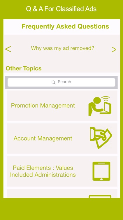 Q & A For Classifieds Ads