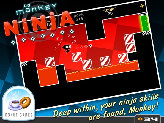 Monkey Ninja iPad app afbeelding 2