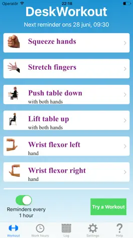 Game screenshot 1 Minute Desk Workout mod apk
