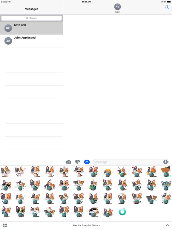 Screenshot #4 pour Amusant le chat Egor autocollants
