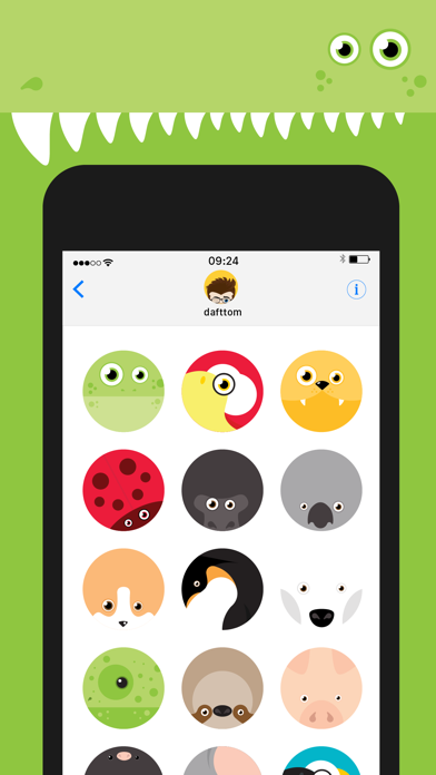 Screenshot #3 pour Roundimals Sticker Pack