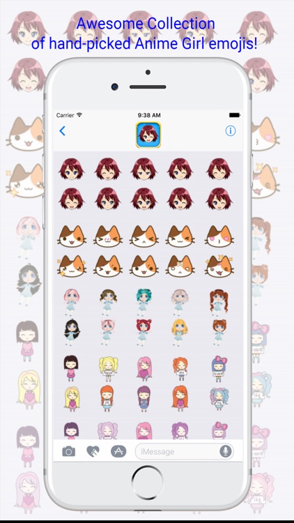 Anime Girl Emoji - 80+ Anime Girl Emoji Keyboard