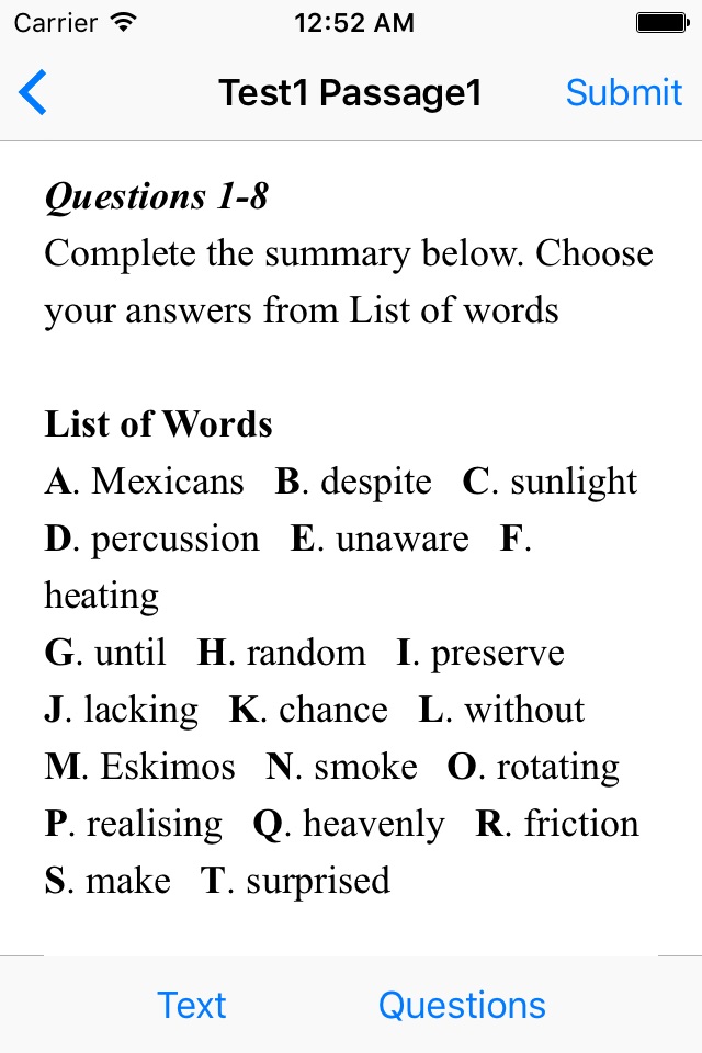 MOCK IELTS Reading screenshot 4