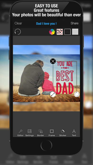 Screenshot #3 pour Papa je t'aime ! Autocollants