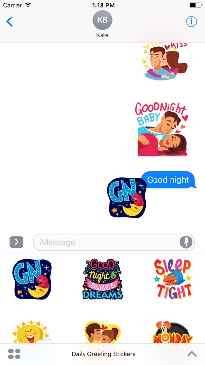 Daily Greeting Stickers screenshot-4