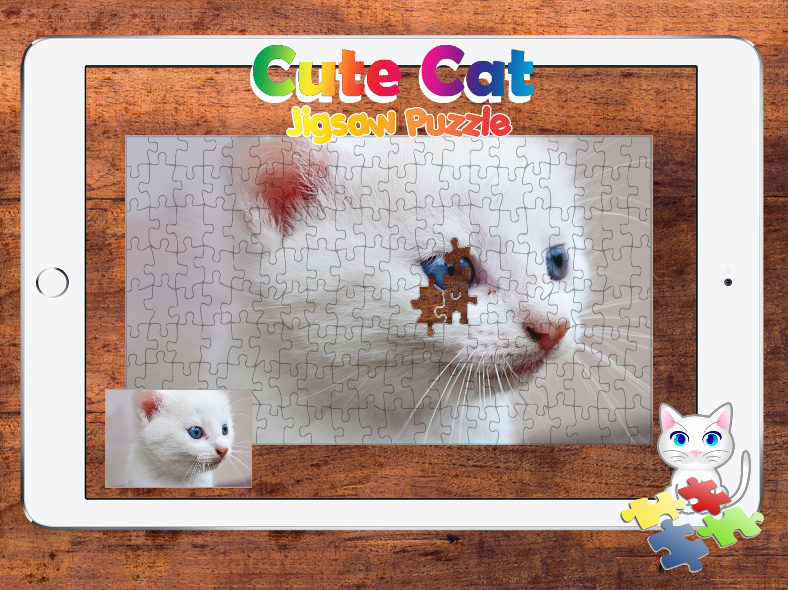 Lovely Cats Jigsaw Puzzles : Kitty Puzzle