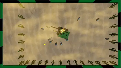 Military Warzone of Tank Cannon Shooting Simulator