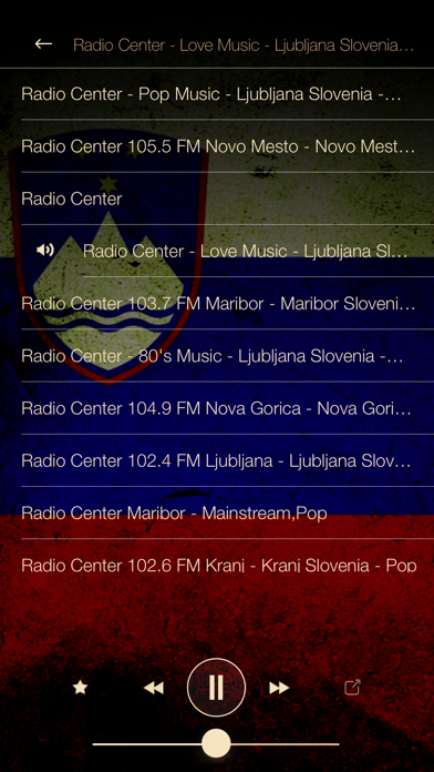Screenshot #2 pour Slovenia Music Radio ONLINE from Ljubljana