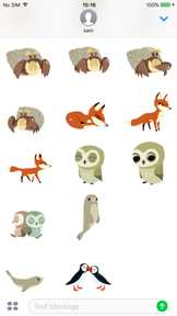 Puffin Rock Stickers screenshot