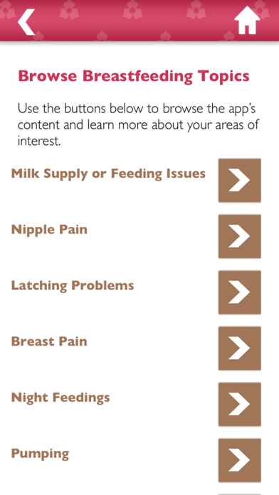 Breastfeeding Solutions Screenshot