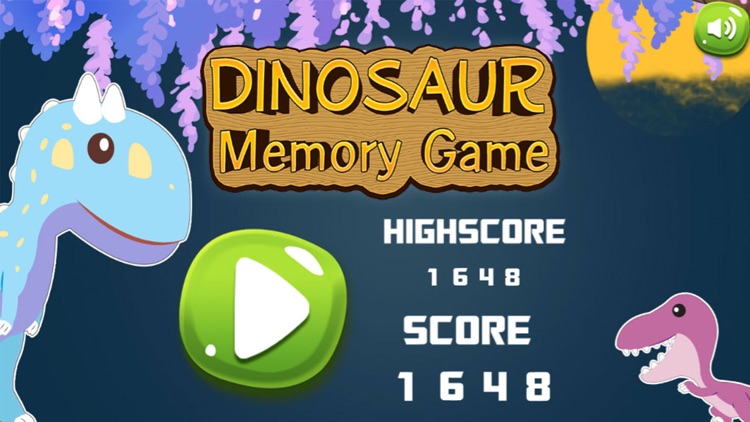 Dinosaur Memory Games