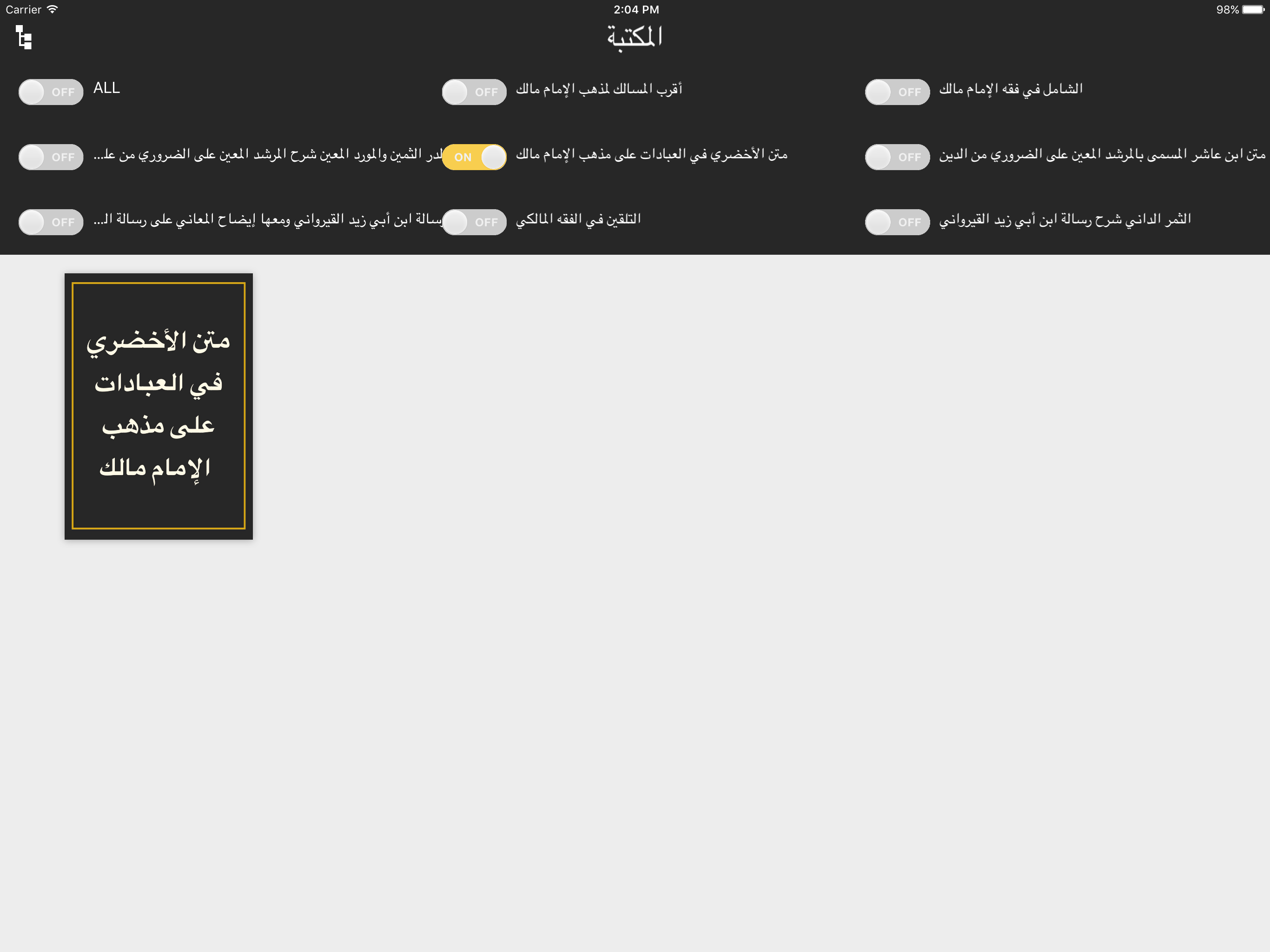 كتب الفقه المالكي