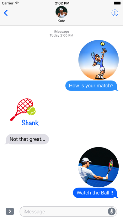 Fun Tennis Stickersのおすすめ画像4