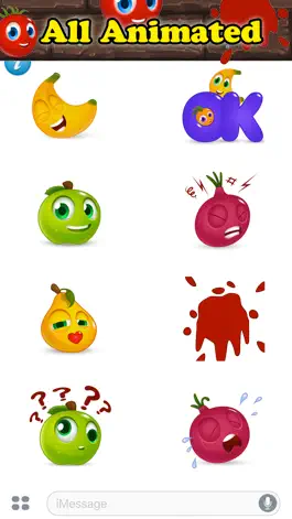 Game screenshot BANANAS: Animated Funny Cute Fruit Stickers mod apk