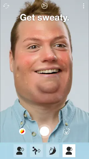 Скриншот Fatify - Make Yourself Fat на iPhone 4