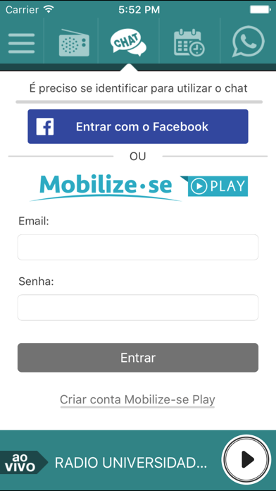 Screenshot #3 pour Rádio Universidade FM