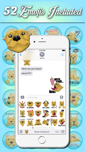Pitbull Emojis(圖3)-速報App
